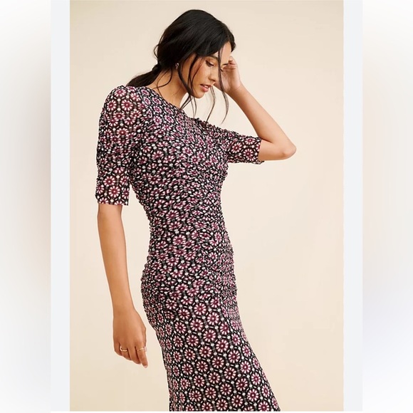 free people Briella Floral Side Slit Dress - Picture 5 of 14